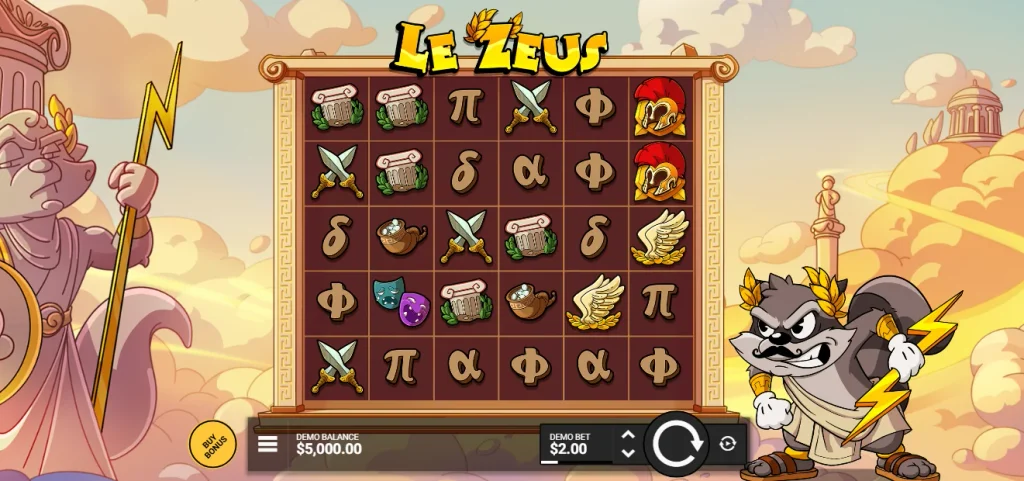 Le Zeus Slot at Roobet